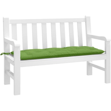 Gartenbank-Auflage Melange Grün 120x50x7 cm Stoff