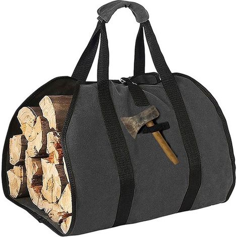 Brennholztasche Brennholztransporttasche Brennholzaufbewahrungstasche mit großem Fassungsvermögen Multifunktionale Brennholztasche für Lagerfeuer (1/5)