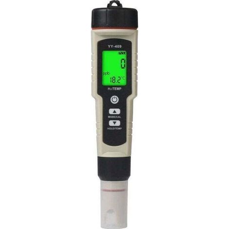 Misuratore di pH e cloro 7 in 1 per piscine, tester di pH, cloro, salinità, ORP, TDS, EC e temperatura, tester di qualità dell'acqua ad alta precisione con funzione ATC per piscine, acqua potabile, ac (1/4)