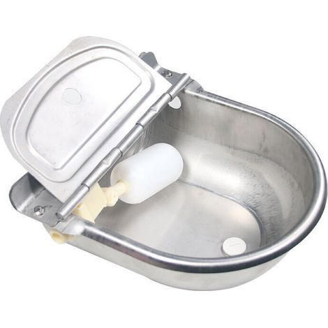 Abreuvoir À Bovins Abreuvoir en Acier Inoxydable Bol Automatique avec Valve À Flotteur pour Chien Cheval Bétail Chèvre Mouton (1/5)