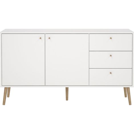 Bodo Sideboard 2 Türen, 3 Schubladen weiß.