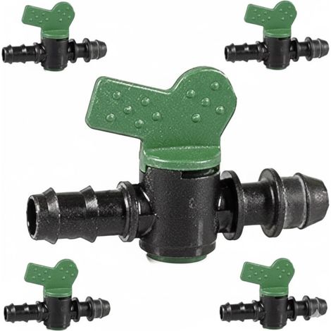 50er-Pack Tropfbewässerungs-Absperrventile, 20 mm Auslassdurchmesser  Tropfbewässerungs-Absperrventil für die landwirtschaftlic