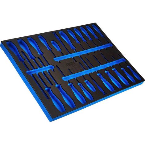 Insert de Servante d Atelier 3/3 Vide - 41,6 x 5,8 x 56,7 cm - Compatible Art. 4014 - Organisation Optimale - D-Work