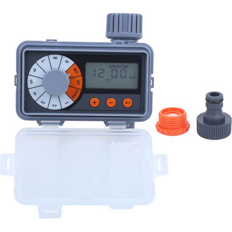 Programmateur d'arrosage automatique pour robinet extérieur, contrôleur d'irrigation goutte-à-goutte économe en eau, facile à installer (1/5)