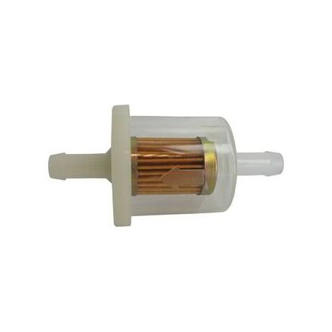 Filtre Essence - 1 Pièce - Diamètre 35 mm - Longueur 70 mm - Filtre à Carburant 60 Microns - Pour Motoculture avec Pompe à Essence - 35x70 mm