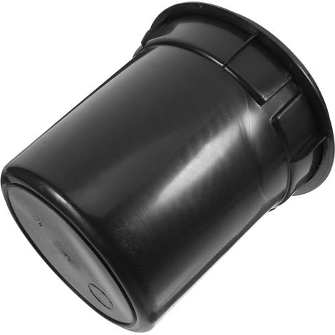 Seau plastique 5L rond pour poubelle amovible intérieur extérieur avec poignée, adapté pour poubelle de chambre à coucher (1/5)