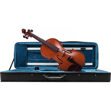 Custodia imbottita per violino 4/4 - Borsa in tessuto Oxford con tracolla regolabile, copertura protettiva per violino, 80x30x15 cm