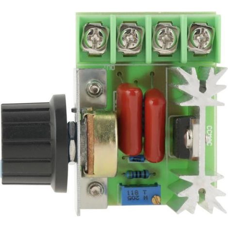 Variateur De Tension Ac - 50 À 220 V - 2000 W - 25 A - Pour Régulation De Vitesse De Moteur Ac - 1 Pièce (1/4)