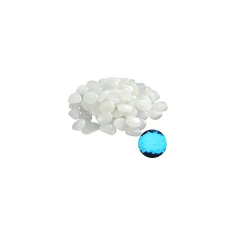 Galets lumineux - 500 pièces, Fluorescents aquarium jardin couloir chambre enfant - Multicolore (1/4)