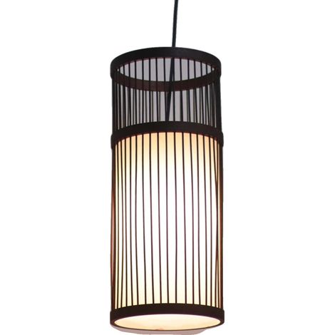 Pendelleuchte, Bambusdesign, Traditioneller Stil, D18XH42CM, KEINE GLÜHBIRNE (1/2)