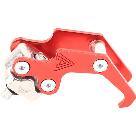 Support de sac de transport pour casque de moto en alliage d'aluminium, crochet de suspension rouge (1/5)