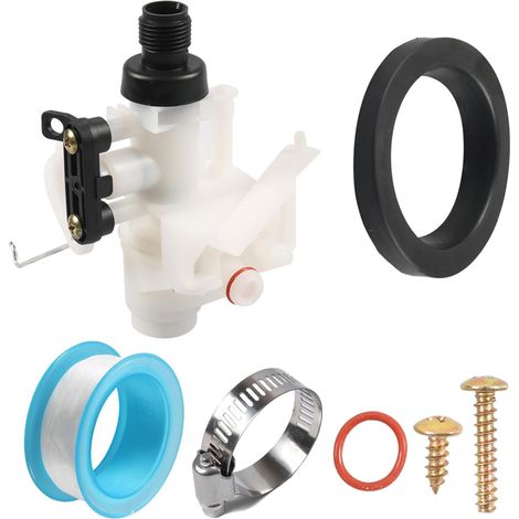 Conjunto de válvula de agua para inodoro de alta eficiencia - Resistente a las heladas - Resistente a las fugas - Pieza para remolque, inodoro y baño (1/5)
