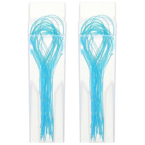 Packungen professionelle Zahnseide-Einfädler für die Kieferorthopädie (grün) – 9 x 2,5 x 0,1 cm – Grün (1/4)