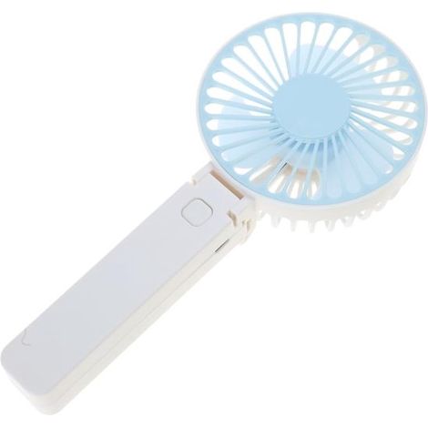 Mini ventilateur de poche portable - pliable et rechargeable - 3 vitesses de ventilation - interface USB (1/5)