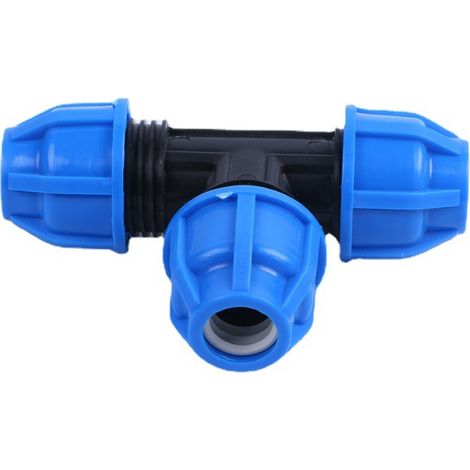 Connecteur de tuyau d'arrosage en T Raccord de raccord en plastique Raccord de tuyau d'arrosage Connecteur de tuyau d'arrosage - 20 mm (1/5)