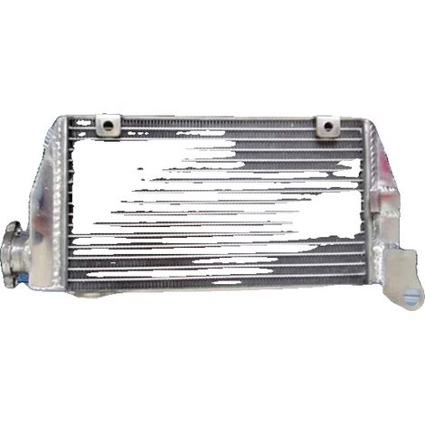 Radiador de aluminio, compatible con Kawasaki KLR650, se instala directamente en los modelos de 2001, disipación de calor mejorada, diseño ligero. (1/5)