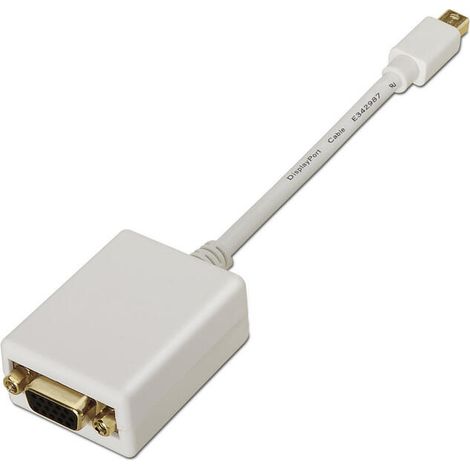 Adaptador Aisens A125-0136/ Mini Displayport Macho - VGA Hembra (1/2)