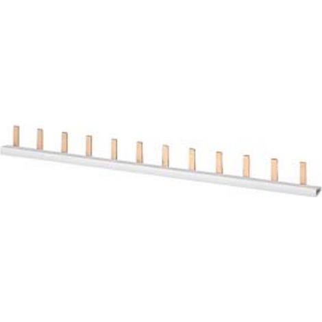 Siemens 5ST3734 Rail de collecte de broches résistant au contact, 2 phases de 10 mm2, 214 mm de long, coupe Peigne à br (1/3)