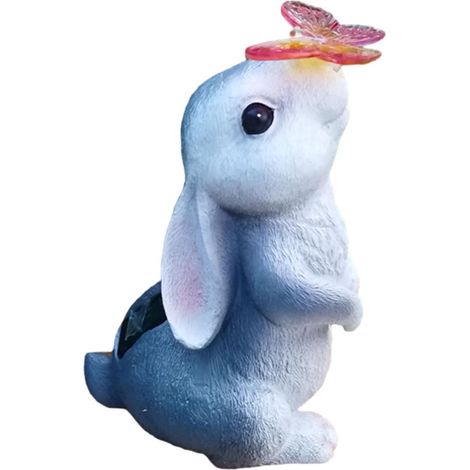 Veilleuse électronique solaire en forme de lapin pour (1/5)