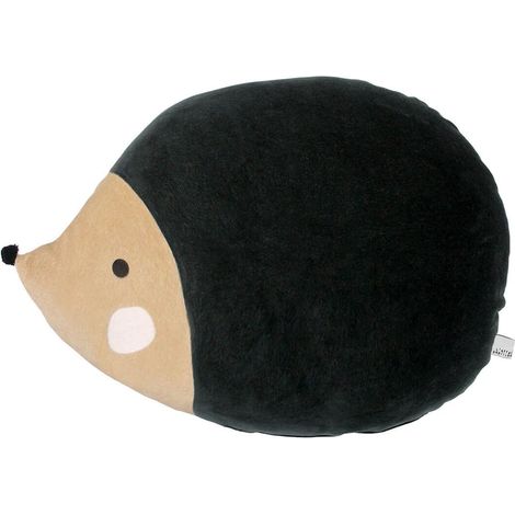 GEDEON - Coussin Déhoussable 30 x 50 cm Coton Velours Forme Herisson