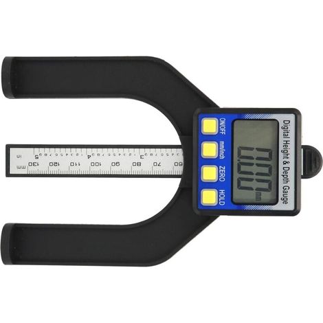 Jauge de Profondeur Magnétique Numérique LCD, Mesure Précise 0-80 mm, Outil de Mesure Portable pour Atelier Industrie (1/4)