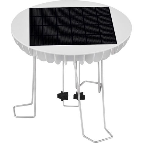 Agitateur solaire BSV-SW003 IP65 5V 2W batterie blanc bassin (1/5)