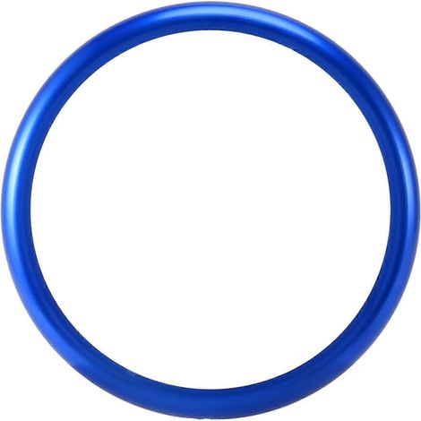 Anneau en aluminium bleu (1 pièce) pour bouton de commande multimédia iDrive de la console centrale des BMW Série 4, 5 et 6 (7 x 3 x 4 x 5 x 6 pouces). (1/5)