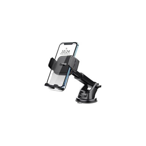 Support Téléphone Voiture Ventouse Ultra Puissante, Porte-Téléphone Tableau de Bord et Pare-Brise, Rotation 360°, Usage à Une Main, Compatible 4-7 Pouces (1/4)