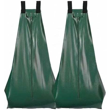 Large PVC Tree Watering Bag,Irrigation Bags for Trees,Watering Bag with Zip,Automatic Drip Irrigation Kits for Newly Planted,2PCS (1/4)