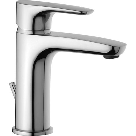 Mezclador monomando de lavabo con desagüe de 1"1/4 Paini Parallel 47CR211  Cromo