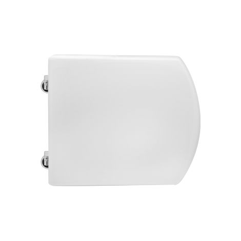 Sedile wc coprivaso Roca vaso Hall 41,5-44 x 36 cm copriwater con cerniere regolabili e sedile in legno colato (1/4)