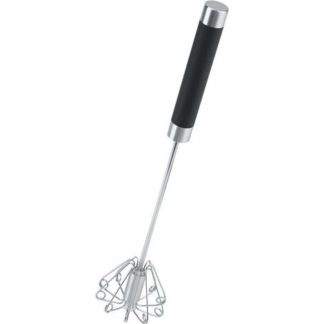 Batteur à oeufs Fouet rotatif - Batteur à oeufs manuel rotatif durable anti-rouille en acier inoxydable