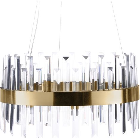 Visconte Coco Large Ceiling Pendant 14 Light Fitting - Satin Gold Litecraft (1/2)