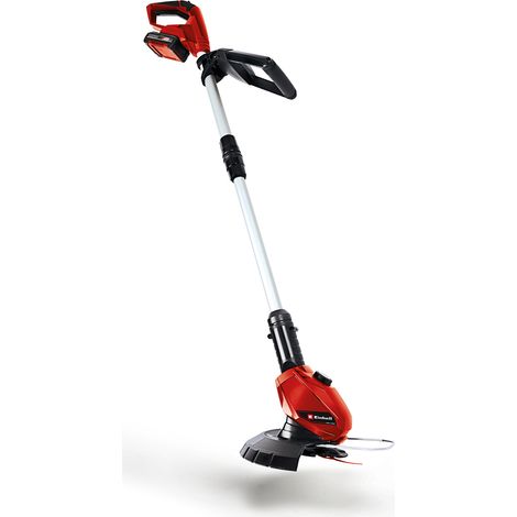 Einhell Coupe-bordures sans fil GE-CT 18 Li PXC (18V, Diamètre de coupe lame 24 cm, 20 lames plastiques incluses) Livré avec Batterie 2,5 Ah et Chargeur