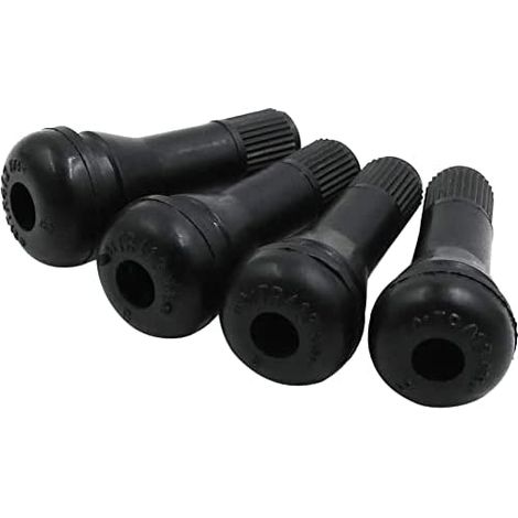 4pcs tiges de valve de pneu de pneu de roue en caoutchouc noir pour véhicule automobile(02bb1 cfe63 7969a eee62 fa902 b022d (1/3)