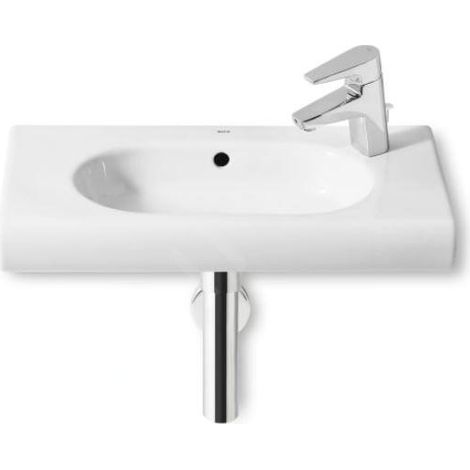 Roca Meridian - Lave-mains 600x320 mm, avec trop-plein, trou pour robinetterie, blanc A32724T000 (1/2)