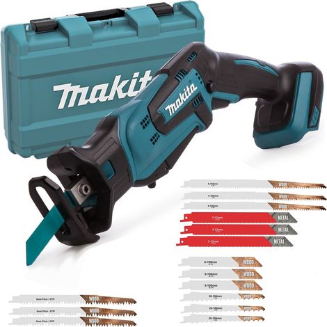 Makita DJR185Z 18v Reciprocating Recip Sabre Saw Multi Saw 15 Blades + Case (1/5)