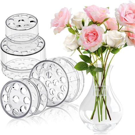 4PCS Twister de Bouquet Support Floral, Tige en Spirale pour Ikebana et Arrangement Floral DIY