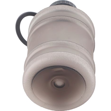 Gobelet isotherme portable en plastique, style tendance étudiant, 650 ml, grande capacité, noir (1/5)