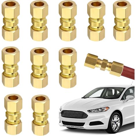 Lot de 10 raccords rapides pour tuyau de frein - Accessoires d'entretien de véhicule pour atelier (1/5)