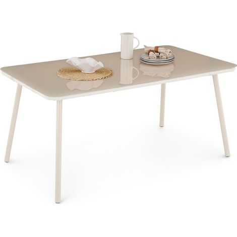 Table de jardin VOLONTE Beige (1/4)