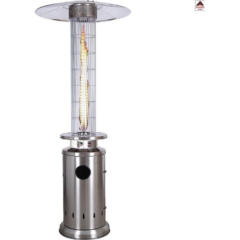 1PZ STUFA AEREA CILINDRICA MOD. KE2020/I INOX