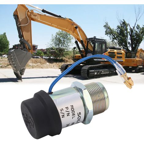 MM409-67001 Zündabschalt-Magnetventil für Hydraulikbagger, Zündabschaltschalter passend für 30A87-00060 12V DC (1/5)
