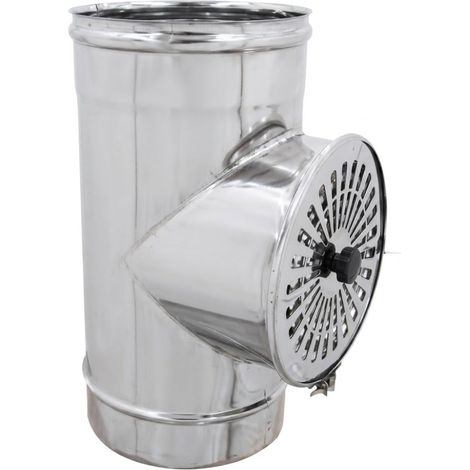 MAKA Modulo di Compensazione Canna Fumaria Acciaio Inox Ø 150 mm (1/5)