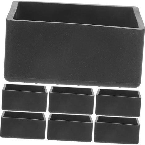 Lot de 8 protège-pieds de chaises rectangulaires antidérapants (1/5)