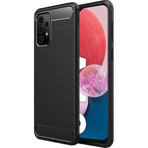 Custodia per Samsung Galaxy A13 4G, colore Karbon, nera (1/5)