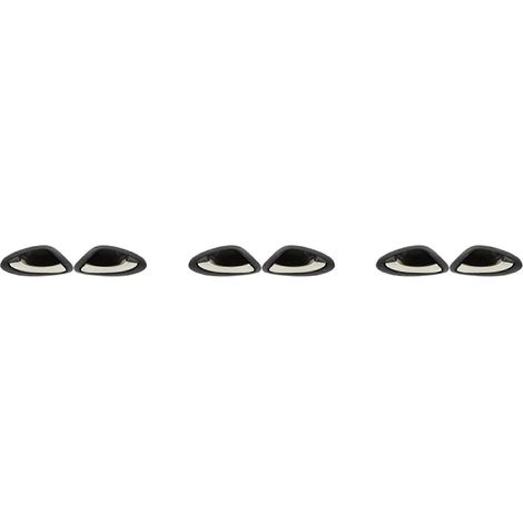 Lot de 6 poignées intérieures de porte noires pour HONDA FIT JAZZ CITY GD 2003-2008 72160-SEN-H11 72120-SEN-H11 (1/5)