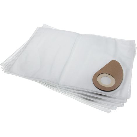 Vhbw – Lot de 5 sacs pour aspirateur Nilfisk Buddy II 12/18/18 INOX – Microfibres non tissées – Dimensions 48,85cm x 33,4cm – Couleur blanc - VHBW 5 X (1/2)