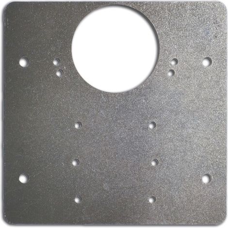 PIASTRA DI RIPARAZIONE PER ANTE MOBILI JOLLY Ø foro mm. 35 , acciaio inox 12.00 pz