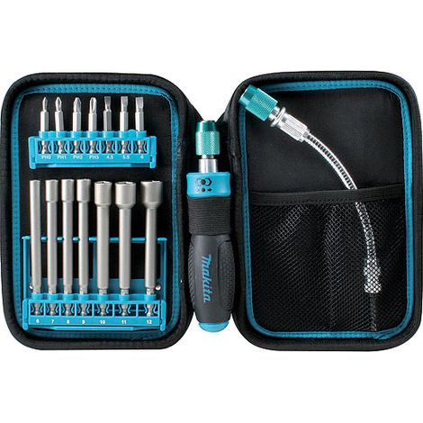 TROUSSE TOURNEVIS+FLEXIBLE MAKITA P-90043